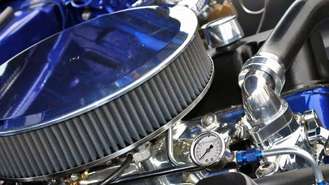 Muscle Car Engine and Air Filter