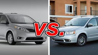 compare toyota sienna to chrysler town and country #5