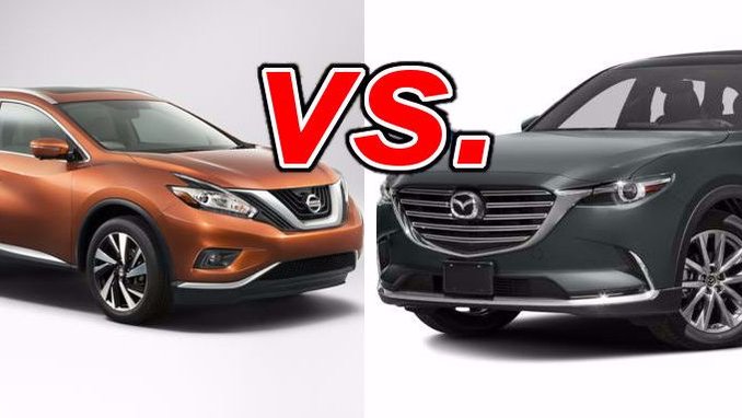 Nissan Murano vs. Mazda CX-9 - CarsDirect
