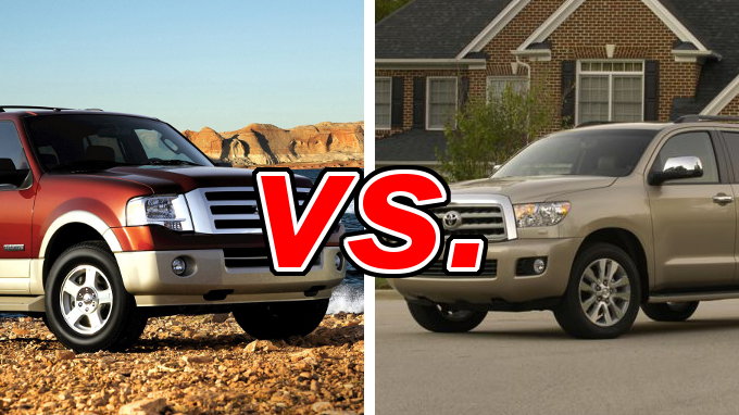 2013 ford expedition vs toyota sequoia #3