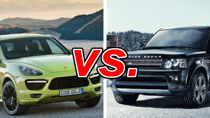 Porsche Cayenne vs. Land Rover Range Rover Sport CarsDirect