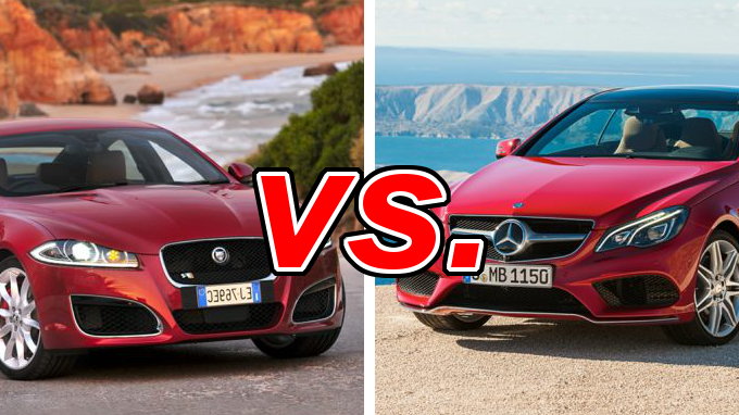 Jaguar XF vs Mercedes-Benz E350 - CarsDirect