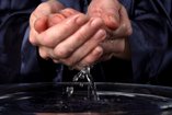 washing hands