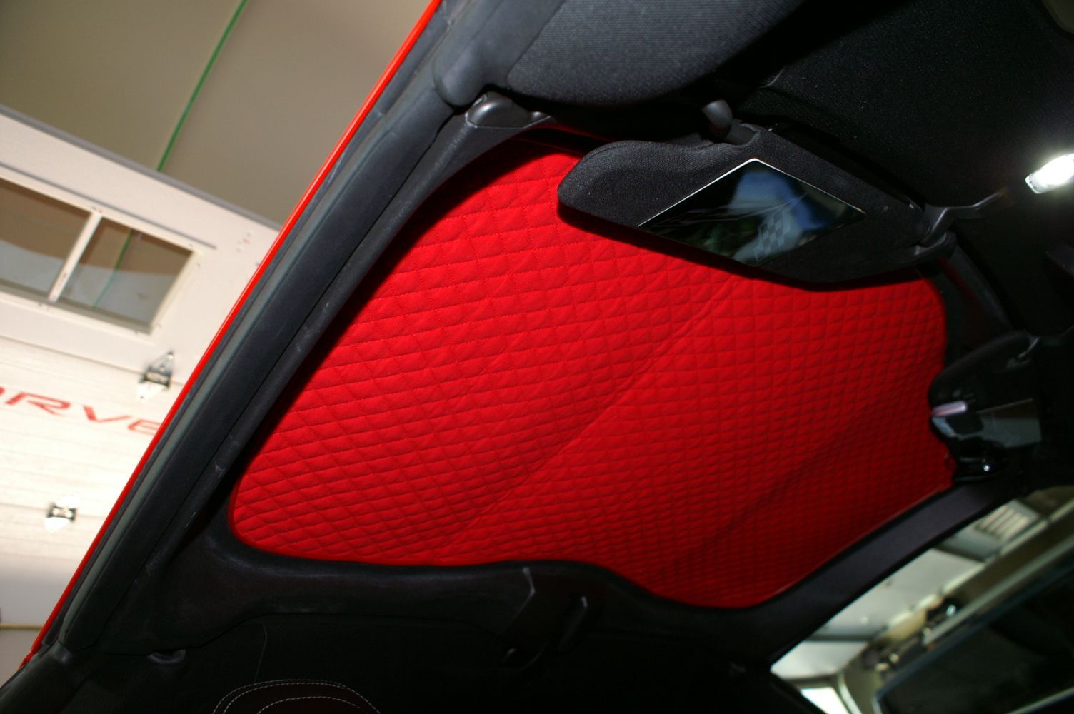 Teaser Pics....DIY quilted headliner