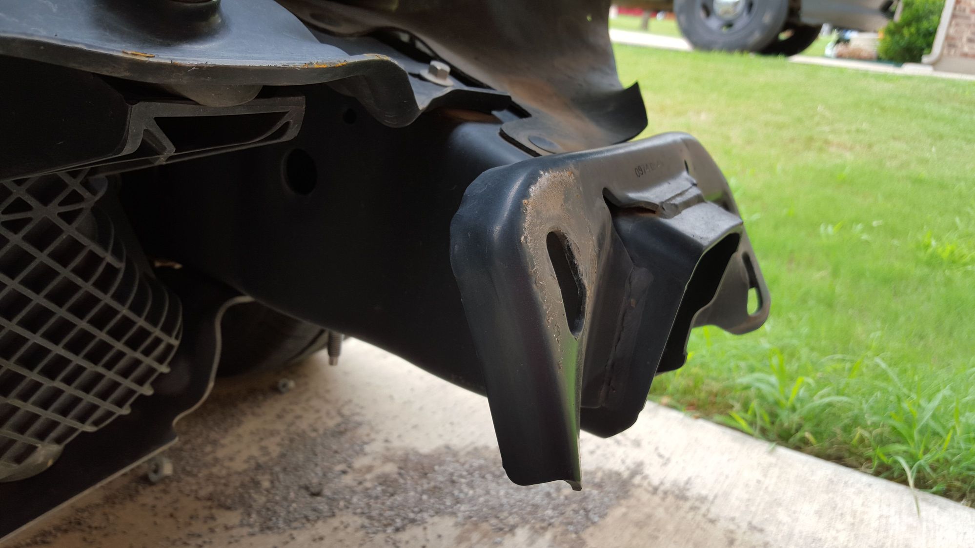 has anyone had to repair or replace their frame rail bumper mounts