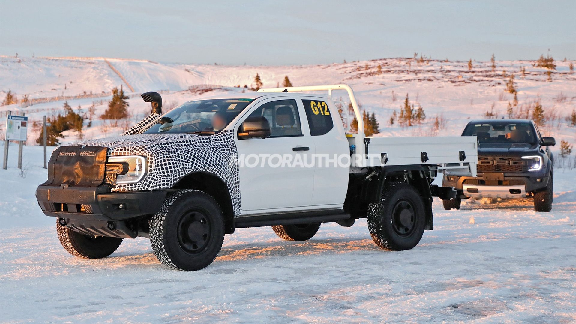 Шпионские снимки Ford Ranger Super Duty Single Cab 2026 года — Фото через Baldauf