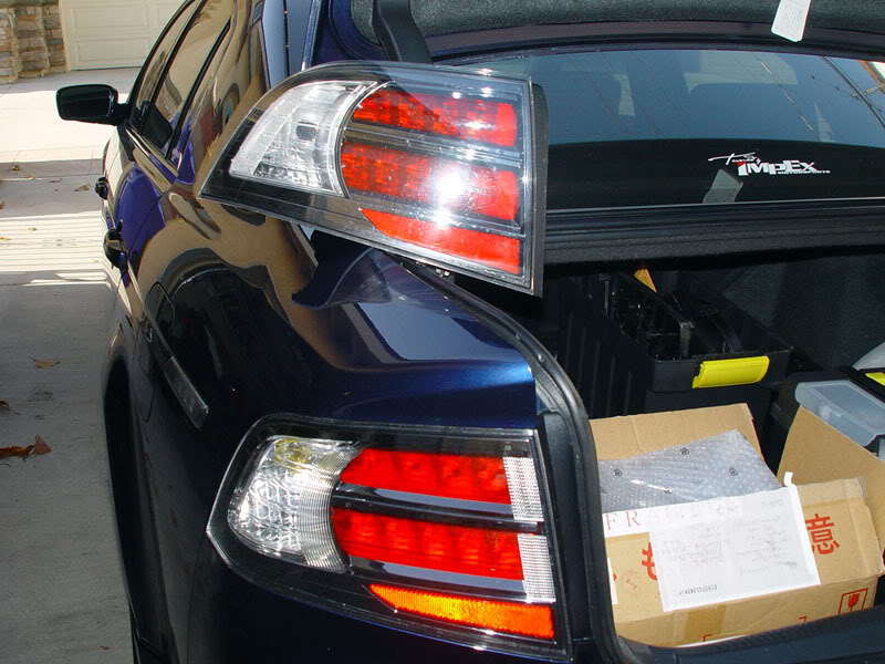 acura tl how to replace remove change tail light DIY