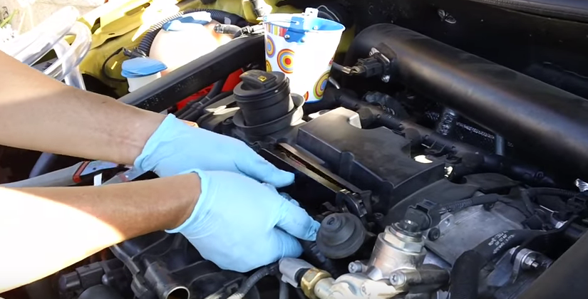 Audi A3 VW GTI 2.0t TFSI FSI engine oil catch can PCV install how to remove replace