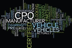 certified pre-owned vehicles, CPO