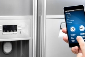 refrigerator with smart phone