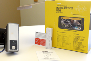 Koda LightCam and packaging