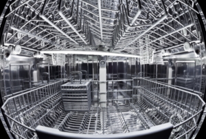 inside of a dishwasher