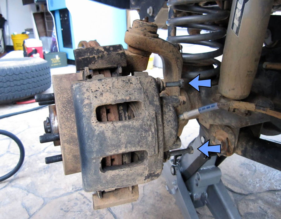 Jeep Cherokee 1984-2001: How to Replace Brake Pads, Calipers, and Rotors |  Cherokeeforum