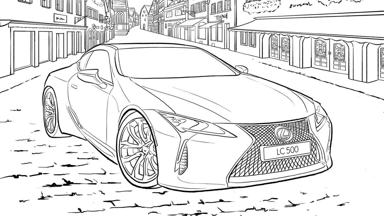 Lexus Creates Awesome Kid's Coloring Templates  Clublexus