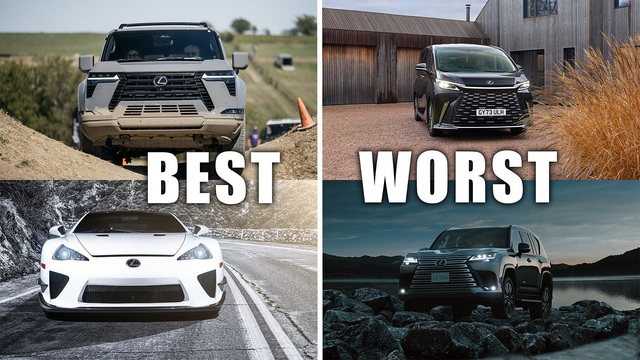 5 BEST / 5 WORST Lexus GRILLES of All-Time!