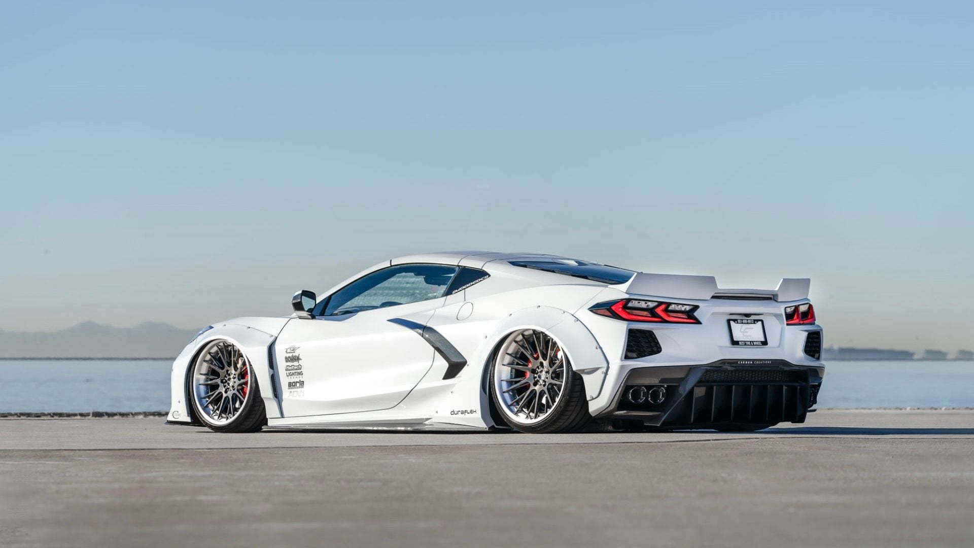 This Widebody C8 Corvette Looks Fake, But It's Very Real