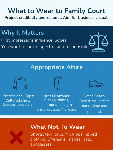 Family Court Dress Code: What to Wear and What Not to Wear