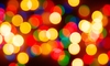 Blurred-out LED Christmas lights.