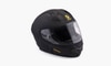 black full-face helmet