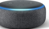 Amazon smart speaker with buttons on top