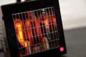 An infrared space heater.