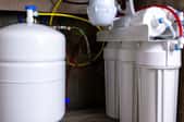 water filtration system under a sink