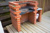 outdoor brick grill