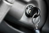 key inside car ignition slot