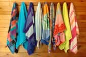 towel rack in nautical bathroom