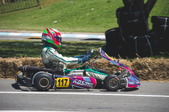 person in a Go Kart