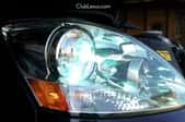 closeup of a car Headlight