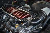 car engine with cold-air intake