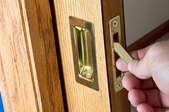 hand adjusting pocket door handle