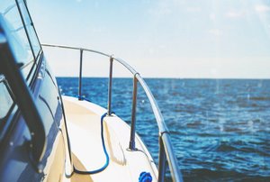 closeup of a boat