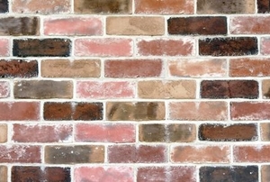 A brick backspash.