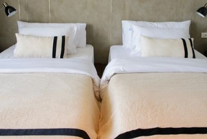 Two twin beds.
