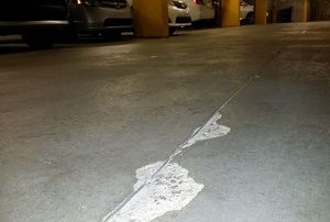 damaged basement concrete floor