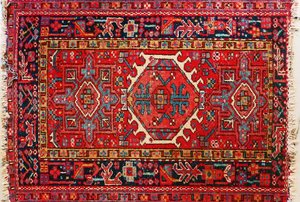 a red persian rug