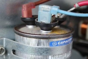 A bulging, burnt out capacitor.