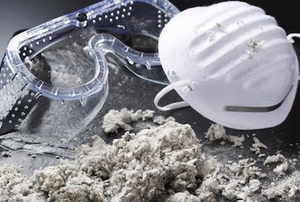 Asbestos and safety gear.