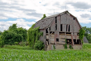 A barn.