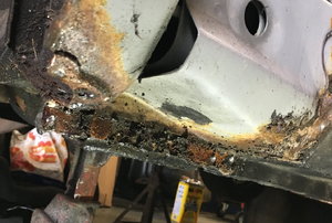 Rust on car metal