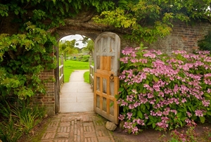 A garden gate.