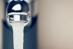 A running faucet.