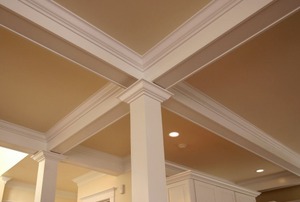 Crown molding.
