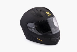 black full-face helmet