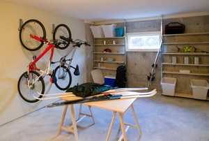 basement house clutter garage storage