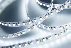 A strip of LED lights.