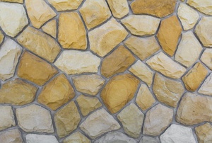 A stone facade.