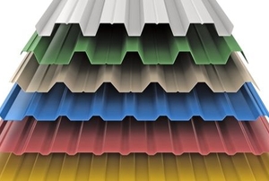six colors and styles of steel siding